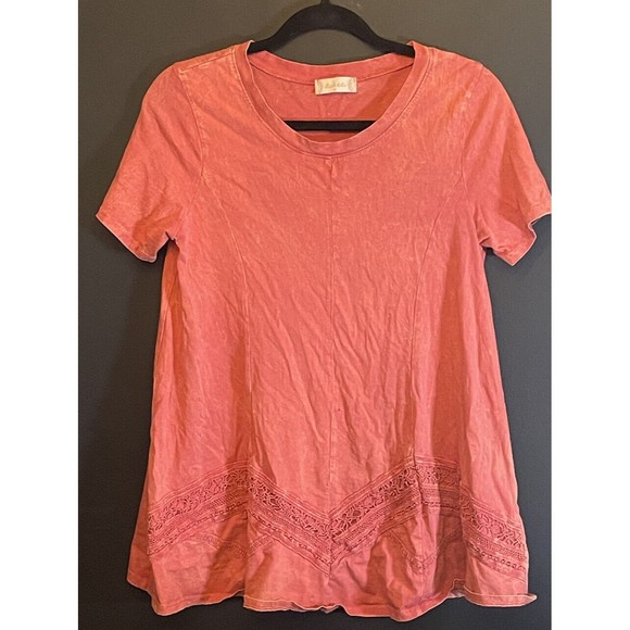 Altar’d State Pink Faded Red M Medium Boho Tunic Too Women’s A119 - Picture 1 of 6